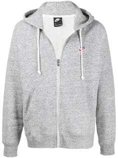 Nike zip-through hooded sweatshirt