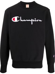 Champion embroidered logo crew-neck sweatshirt
