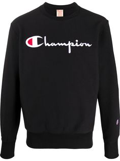 Champion embroidered logo crew-neck sweatshirt