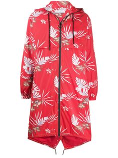 Paco Rabanne embroidered hooded coat