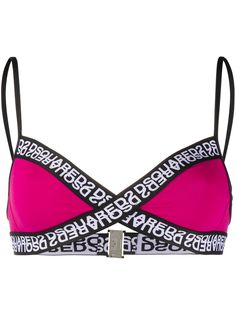 Dsquared2 Beachwear двусторонний лиф бикини с логотипом