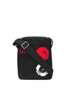 McQ Alexander McQueen embroidered patch shoulder bag
