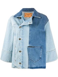 McQ Alexander McQueen colour-block denim jacket