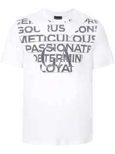 Emporio Armani футболка GA с принтом