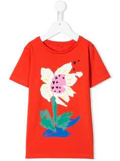 Stella McCartney Kids футболка с цветочным принтом