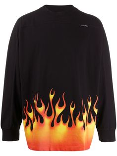 Palm Angels flame print sweatshirt