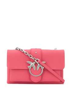 Pinko hummingbird buckle clutch