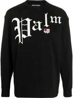 Palm Angels New Gothic print sweatshirt