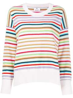 Allude striped print jumper