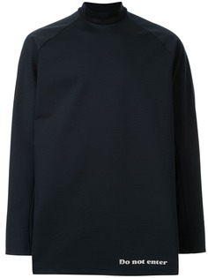 Kolor топ оверсайз с воротником-стойкой