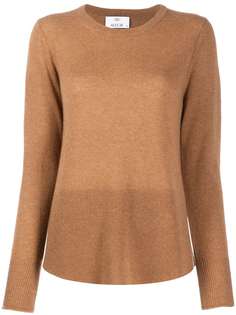 Allude curved hem jumper