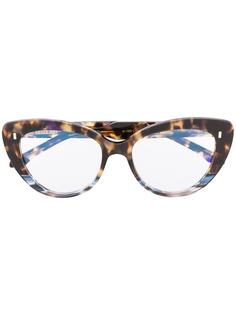Cutler & Gross cat eye tortoise-shell effect glasses