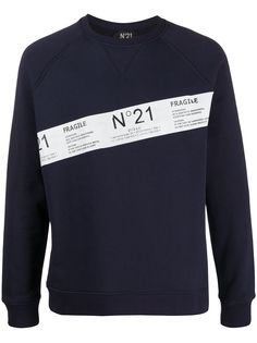 Nº21 panel sweatshirt