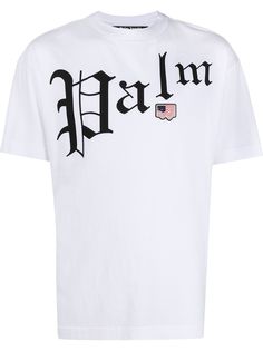 Palm Angels logo print T-shirt
