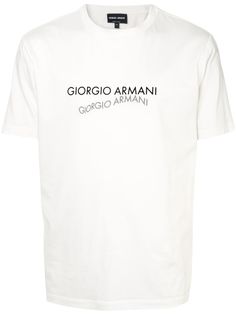 Giorgio Armani футболка с логотипом