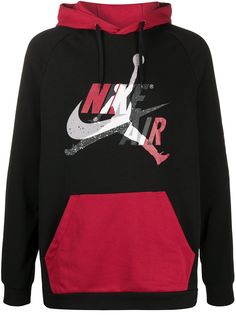 Nike logo-print hooded sweatshirt