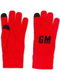 MSGM трикотажные перчатки с логотипом