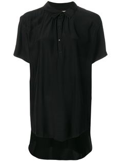 A.F.Vandevorst блузка с короткими рукавами и драпировкой