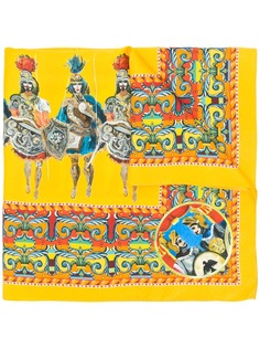 Dolce & Gabbana шарф Sicilian Carretto с принтом