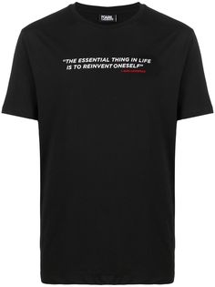Karl Lagerfeld футболка с принтом