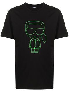 Karl Lagerfeld футболка с принтом Ikonik