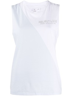 Helmut Lang футболка без рукавов с логотипом