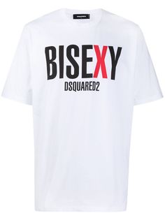 Dsquared2 футболка с принтом Bisexy