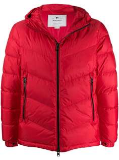 Woolrich стеганая куртка с капюшоном