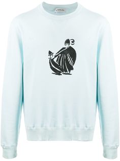 LANVIN Sweatshirt à logo "La Mère et lEnfant"