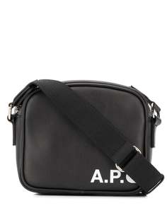 A.P.C. сумка на плечо размера мини с логотипом
