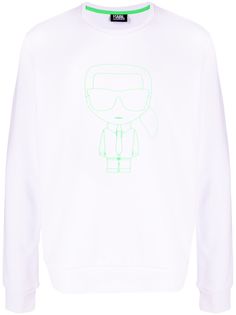 Karl Lagerfeld толстовка с принтом Ikonik