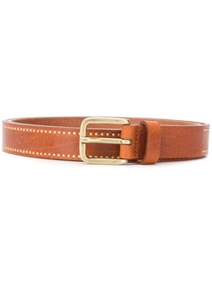 Closed studded buckled belt