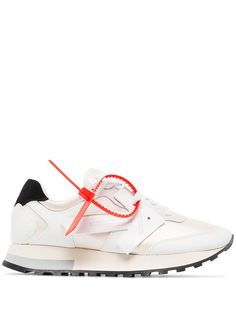 Off-White кроссовки Runner с логотипом