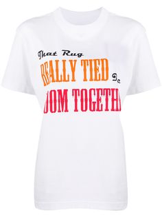 Sacai script print T-shirt