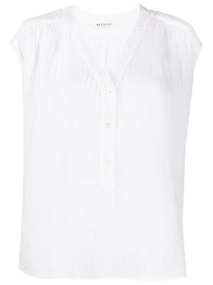 Masscob блузка свободного кроя с V-образным вырезом