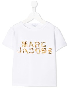 Little Marc Jacobs embroidered logo T-shirt