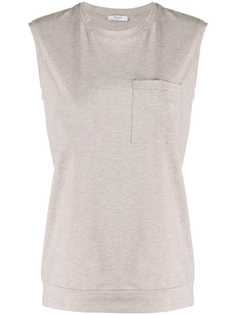 Peserico топ без рукавов из джерси