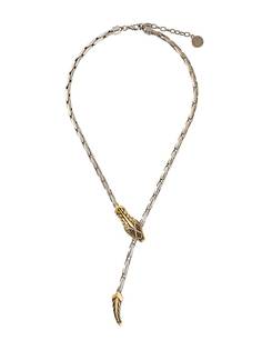 Roberto Cavalli snake necklace
