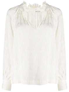 Masscob блузка свободного кроя с V-образным вырезом