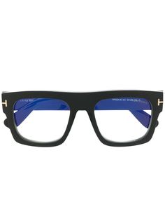 Tom Ford Eyewear массивные солнцезащитные очки в квадратной оправе