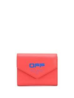 Off-White Off logo tri-fold wallet