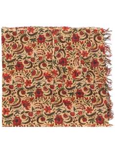 Uma Wang floral embroidered scarf
