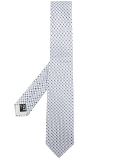 Giorgio Armani silk geometric print tie