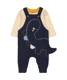 Комбинезон "Динозаврик" и боди в комплекте Mothercare