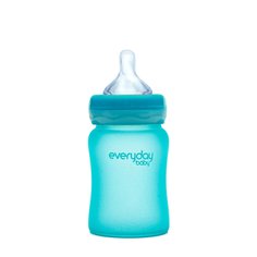 Стеклянная бутылочка с индикатором температуры Everyday Baby, 150 мл