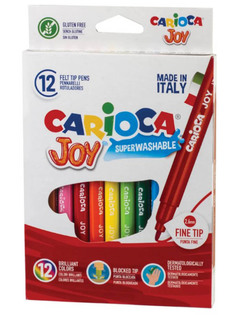Фломастеры Carioca Joy 12 цветов 40614
