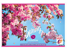 Альбом для рисования BG Spring Bloom А4 16 листов АР4ск16 7628 BG®