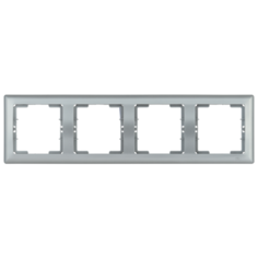 Рамка IEK EMB40-K23 серебристый