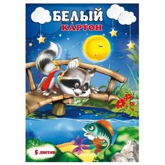 Белый картон Енот Проф-Пресс