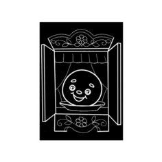 Гравюра Рыжий кот Для маленьких
